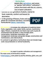 Horticulture Intro