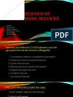 Classification of Engineering Services