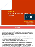 Tema 4 Edicion y Postproduccion Digital