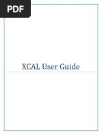 XCAL User Guide