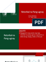 Mga Retorikal Na Pang-Ugnay PDF