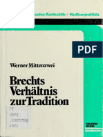 (Marxistische Ästhetik + Kulturpolitik) Werner Mittenzwei - Brechts Verhältnis zur Tradition-Damnitz (1974).pdf