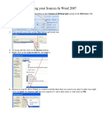 Word 2007 References