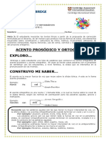 Acento Prosodico y Ortografico. Guia.