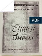 Timpani Etudes Richard Hochrainer PDF