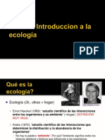 Introduccion A La Ecologia