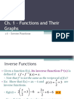 1.6 Inverse Functions