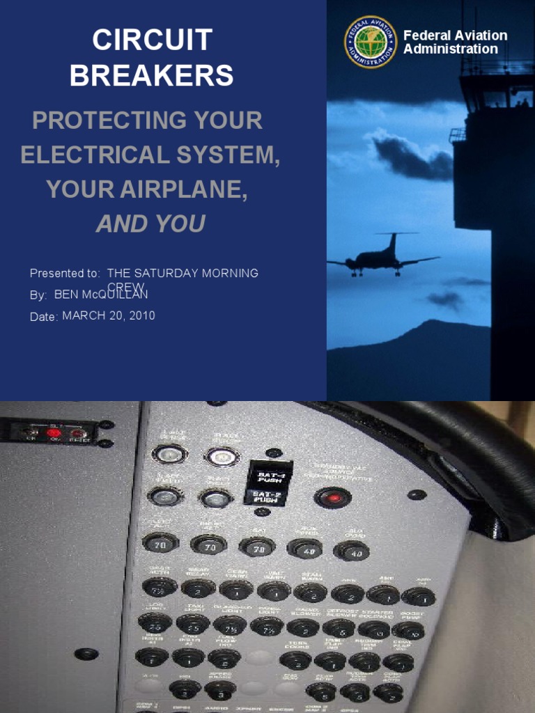 Circuit Breakers in Aviation Safety | PDF | Aircraft | Electromagnetism