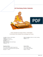 Drik Panchang Calendar - PHP