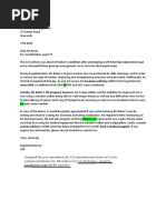 OET Nursing Writing Sample Test PDF | PDF | Vertigo | Nausea