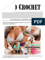 Claudia 20 Patrones de Corpiños Crochet Todo Crochet PDF