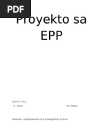 Proyekto Sa EPP: Kalvin D. Cruz VI - Rizal Mr. Medillo