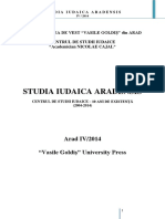 Studia Iudaica Aradensis 2014 PDF