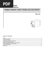 TTP-2410M Parts List EN PDF