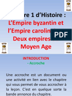 L'Empire Byzantin Et L'empire Carolingien Deux Empires Du Moyen Age Powerpoint
