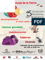 Invitacion Feria Ciencias de La Tierra