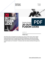 Outside Lick - Tab Jazz Fusion