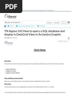 TN Appsvr142 How To Query A SQL Database and Display in DataGrid View in Archestra Graphic - InSource KnowledgeCenter PDF