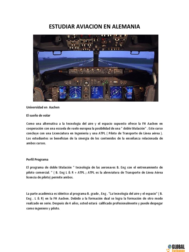 Aviacion Pdf Titulo Academico Alemania