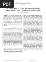 An-Application-of-a-Cost-Minimization-Model-in-Determining-Safety-Stock-Level-and-Location