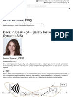 Back To Basics 04 - Safety Instrumented System (SIS) - Exida