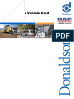 Donaldson Filter Card - DAF