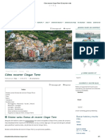 Cómo recorrer Cinque Terre (Italia)- El viaje de tu vida