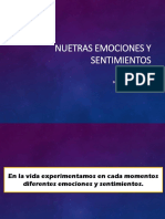 NUETRAS EMOCIONES Y SENTIMIENTOS