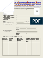 Application Form in PDF