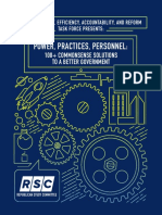 Power, Practices, Personnel: 100+ Commonsense Solutions To A Better Government