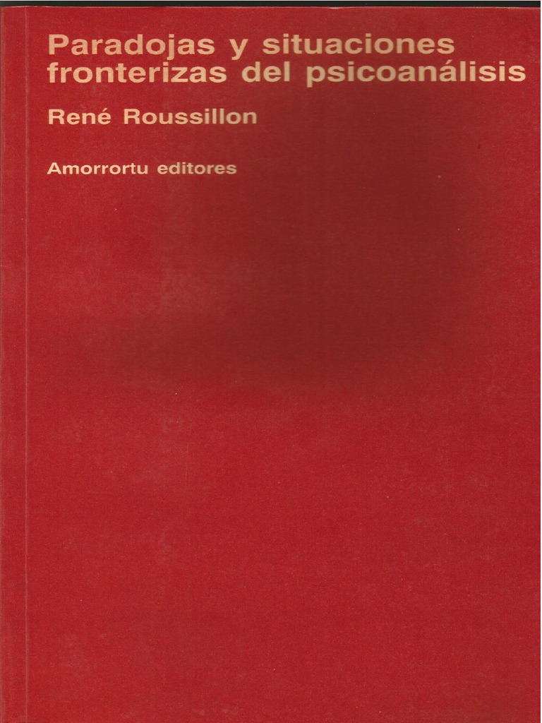 Rene Roussillon PDF | PDF
