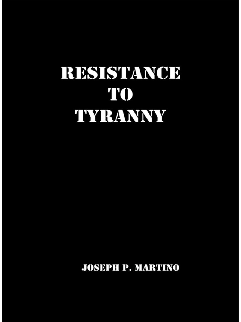 Resistance To Tyranny A Primer Joseph Martino PDF PDF Overview Of Gun Laws By Nation Liberty imagen