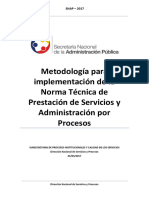 Metodología para La Implementación de La Norma Técnica de Pretación de Servicios