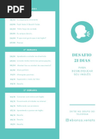 Cronograma Desafio 21 Dias