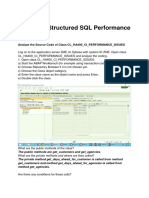 Perform A Structured SQL Performance Analysis