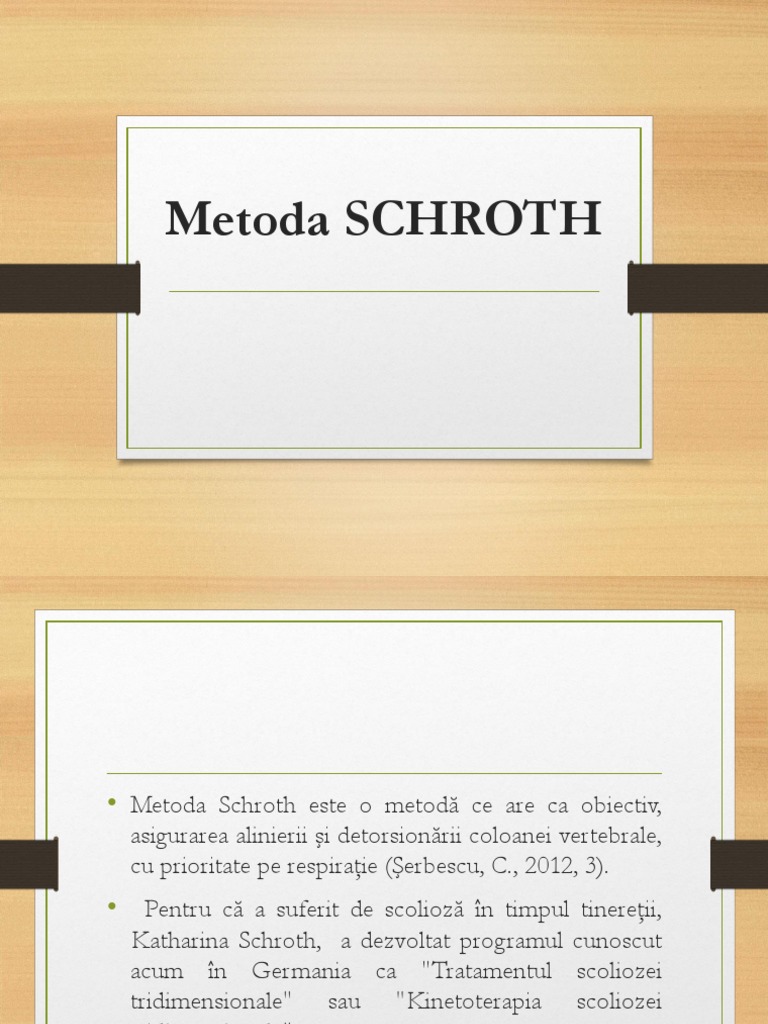 CURS 12-Metoda-SCHROTH | PDF