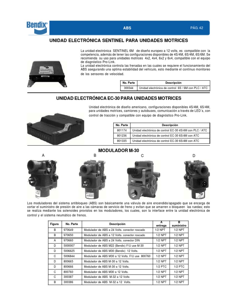 Moduladores ABS WABCO y M-30 | PDF | Ingeniería de Transporte ...