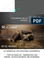 Conceptos de La Calidad