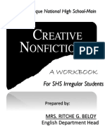 Workbook in Creative Nonfiction First Part