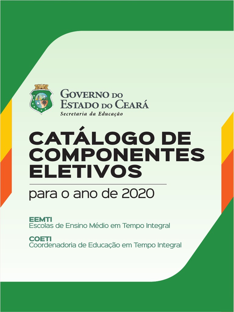 Catalogo Eletivas 2020 ENSINO MÉDIO.pdf | Gramática | Linguagem Natural