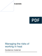 Guide For Managing The Risks of Working in Heat 1