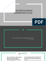 Restaurant Marketing Plan 2020 