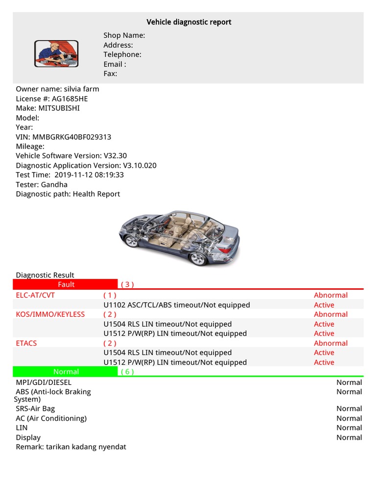 Mitsubishi Dtc Pdf