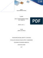 Fase 3 - Relacionar Factores