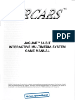 AIRCARS - GAME MANUAL (19xx) (MidNite Entertainment Group) (Jaguar) (En)