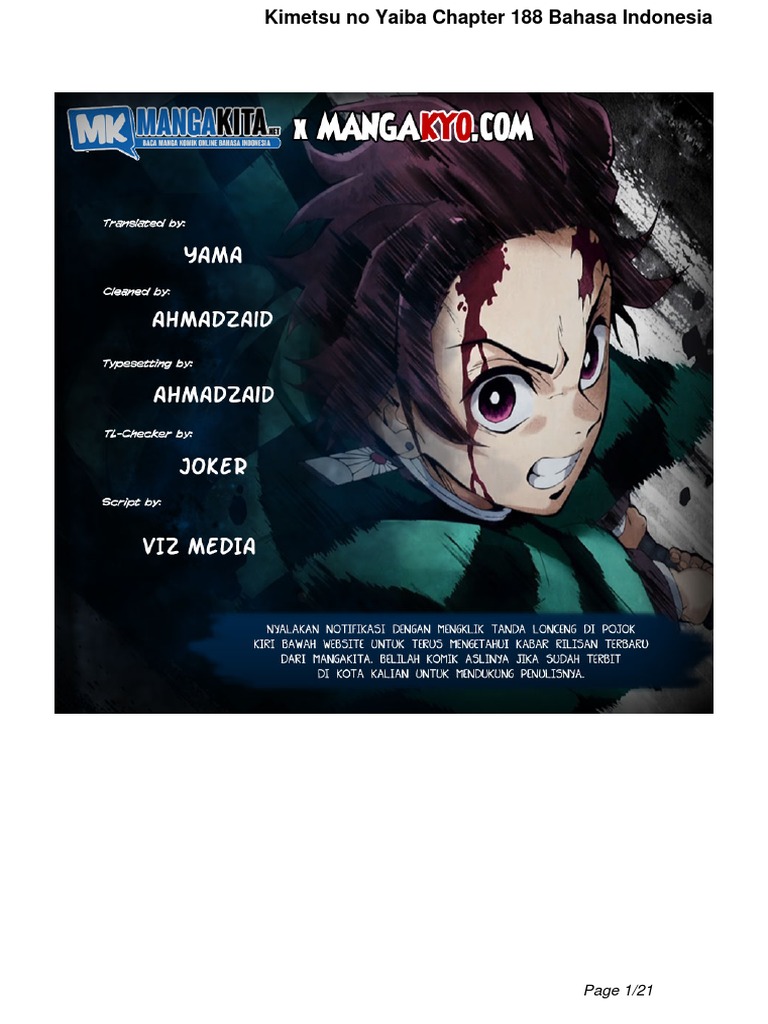Kimetsu No Yaiba Chapter 1 Bahasa Indonesia