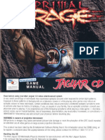 PRIMAL RAGE - CD - GAME MANUAL (1995) (Time Warner Interactive) (Jaguar) (En)