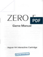 ZERO 5 - GAME MANUAL (1997) (Telegames) (Jaguar) (En)