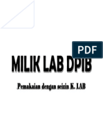 MILIK LAB DPIB