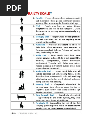 Clinical Frailty Scale